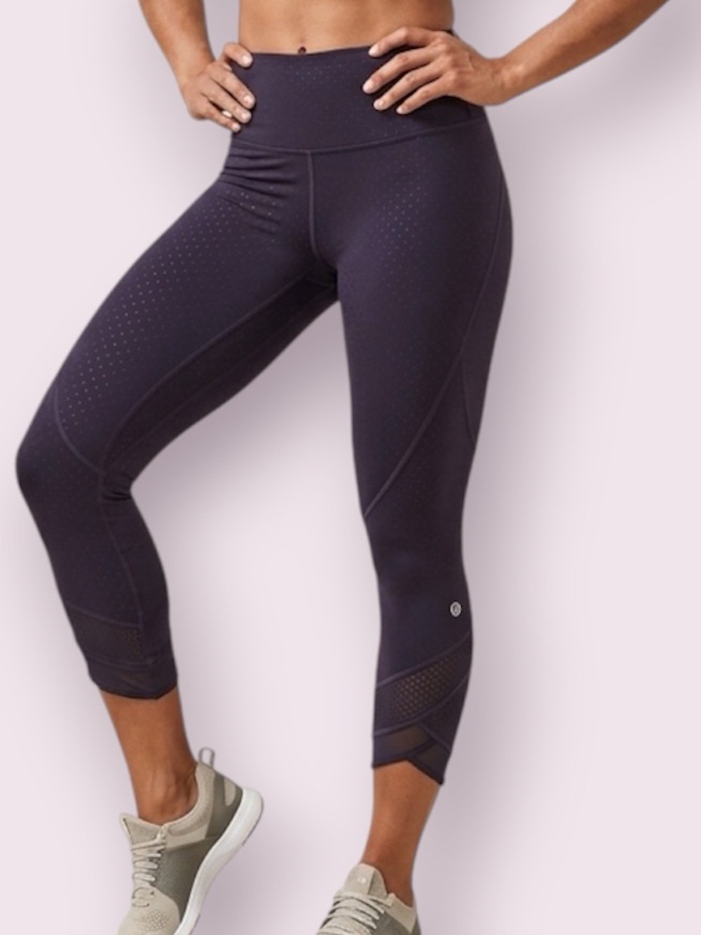 Lululemon Emerge Renewed Crop Leggings Purple Size 4